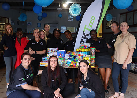 ZKTeco South Africa Donated toys and stationery for Autism School Students-02