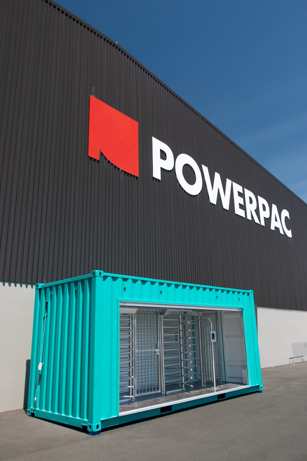 POWERPAC Mobile Entrance Cabinet Empowered by ZKTeco’s Integrated Solution with Entrance Control and Time & Attendance Management