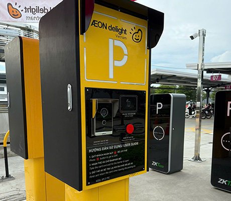 ZKTeco Parking Management Solution for AEON Mall in Tan  An, VietNam