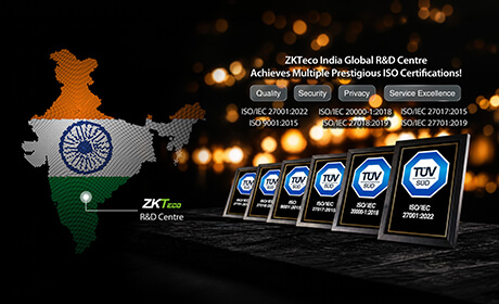 ZKTeco India Global R&D Centre Achieves Six Prestigious ISO Certifications