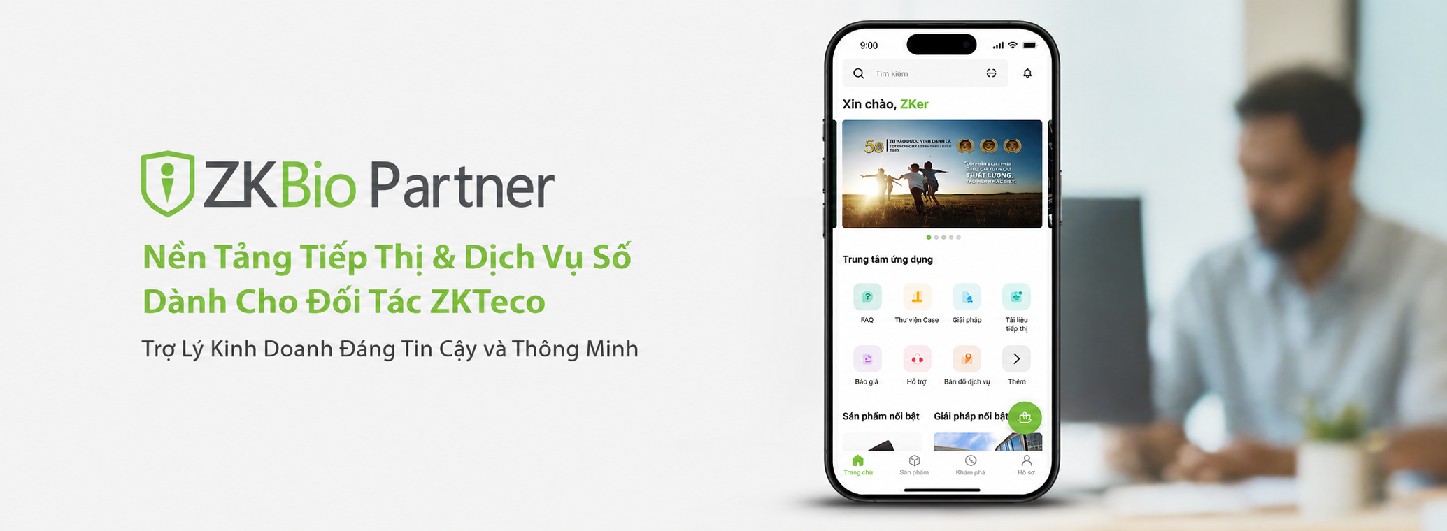 ZKBio Partner – Nền tảng Tiếp thị số và Dịch vụ dành cho Đối tác ZKTeco